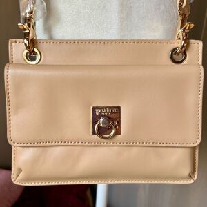 Spartina 449 Cream Crossbody Bag with Gold Hardware